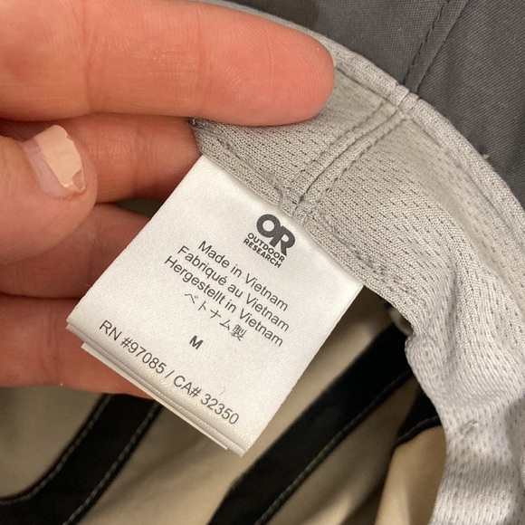 Outdoor Research Hat Kids Medium Khaki Gray Rambler Sun Sombrero UPF 50 - Picture 10 of 12